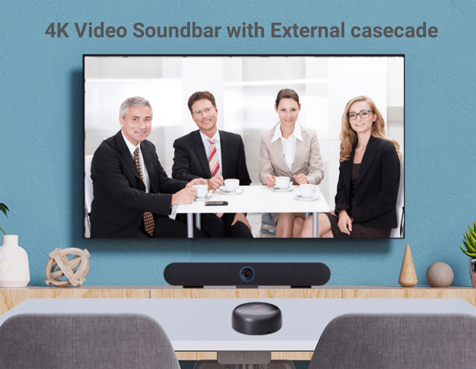 Soundbar video 4K con rilascio a cascata esterno