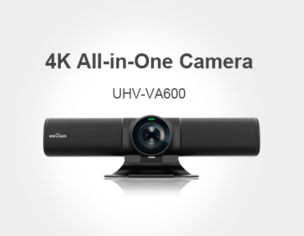  WINSAFE Avvia una nuova soluzione UHV-VA600-4K 4K Soundbar telecamera