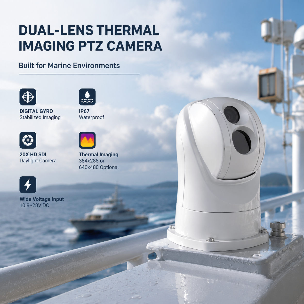 Thermal PTZ Cameras