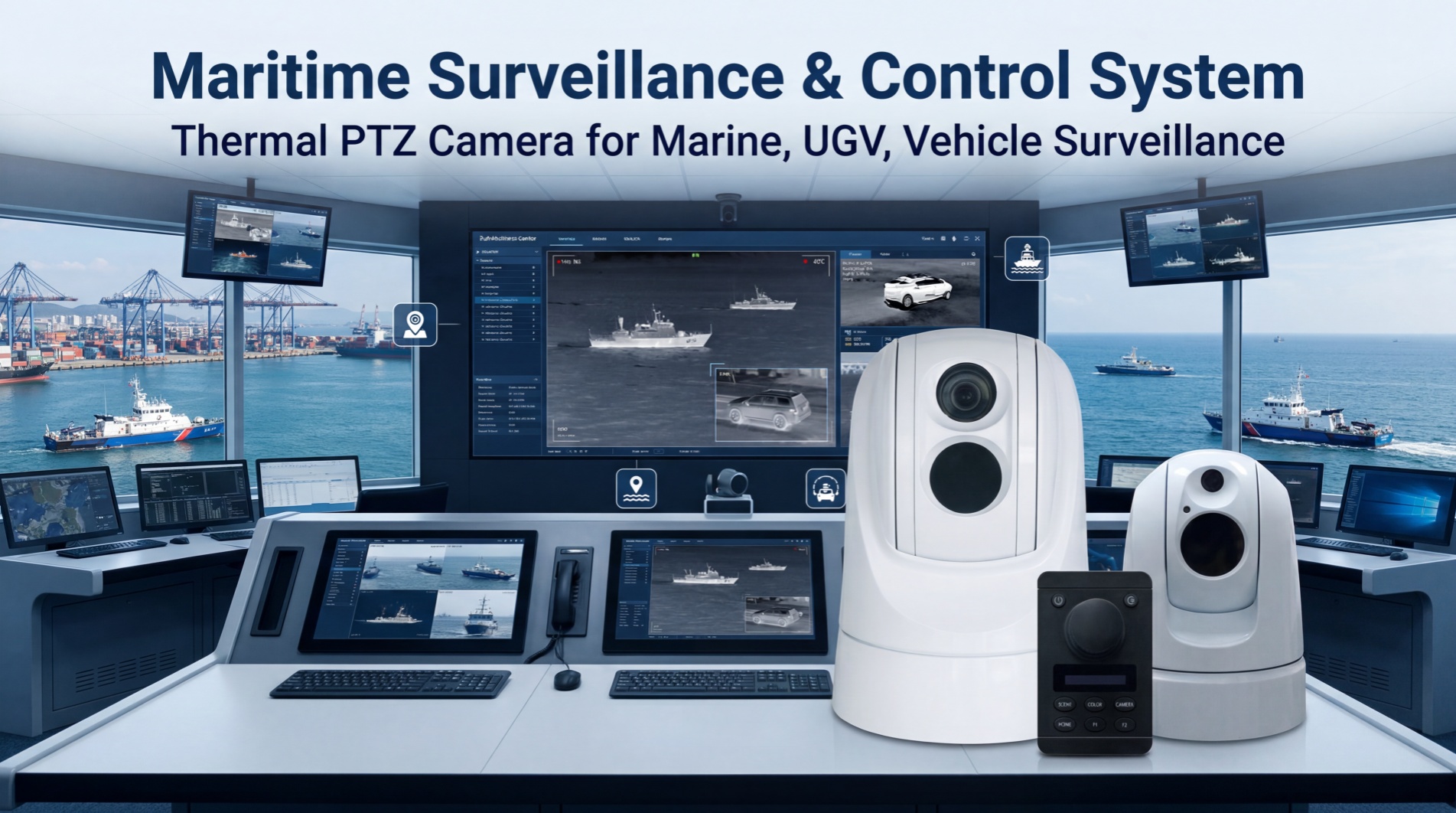 Maritime Thermal PTZ Cameras