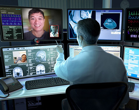 Le videocamere PTZ video WINSAFE sono utilizzate su Telemedicine, Telehealth e visite mediche online
