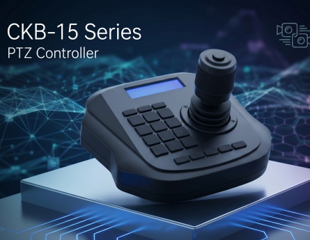 Controller PTZ serie CKB15 WINSAFE – versioni RS485, IP e USB
